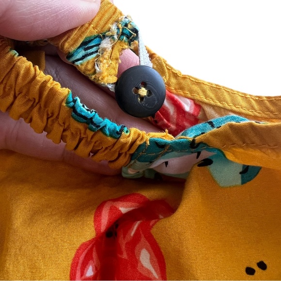 Wrangler Baby Girl One Shoulder Cactus Succulent Print Romper - Picture 3 of 5